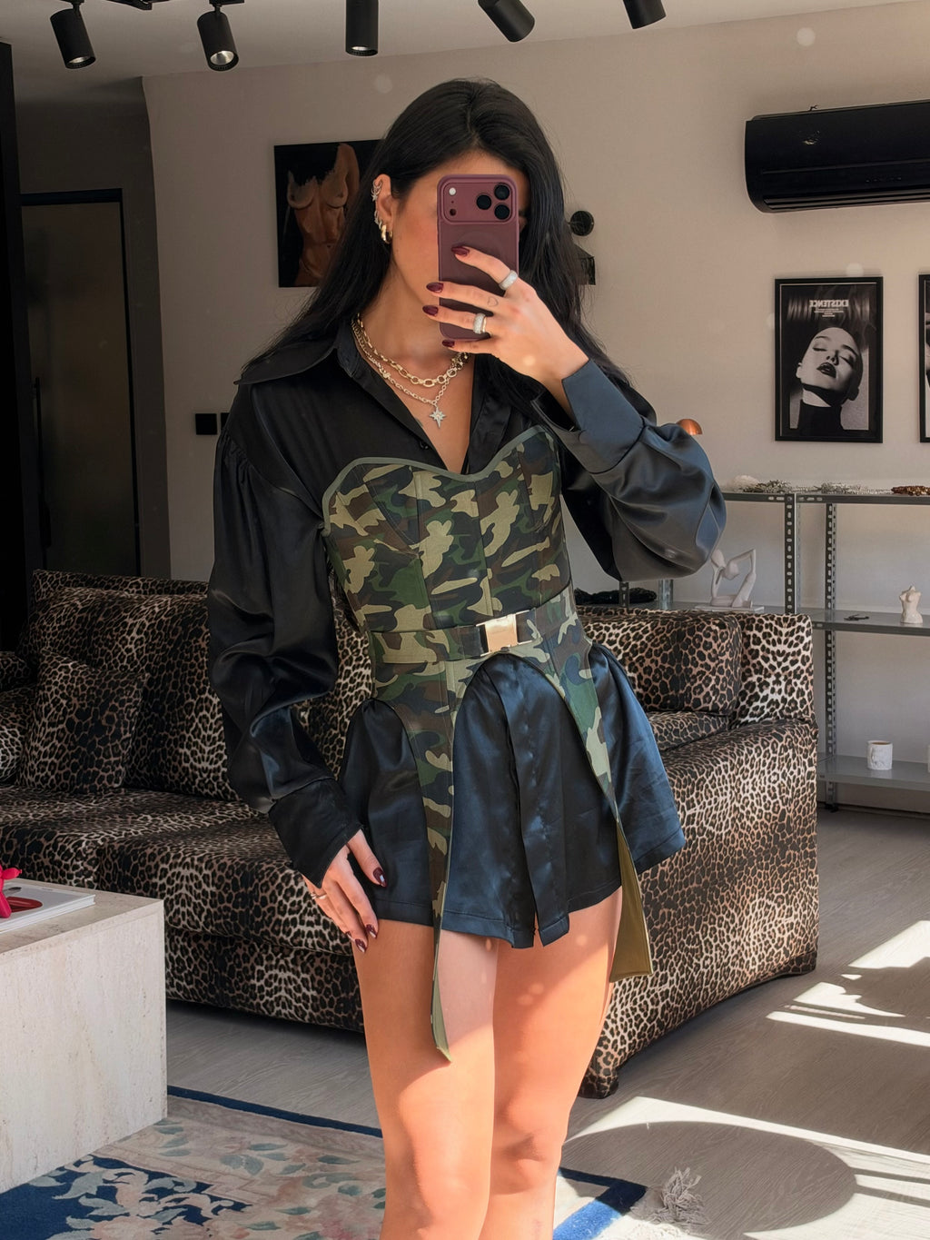 Femme Fatale Camouflage Corset
