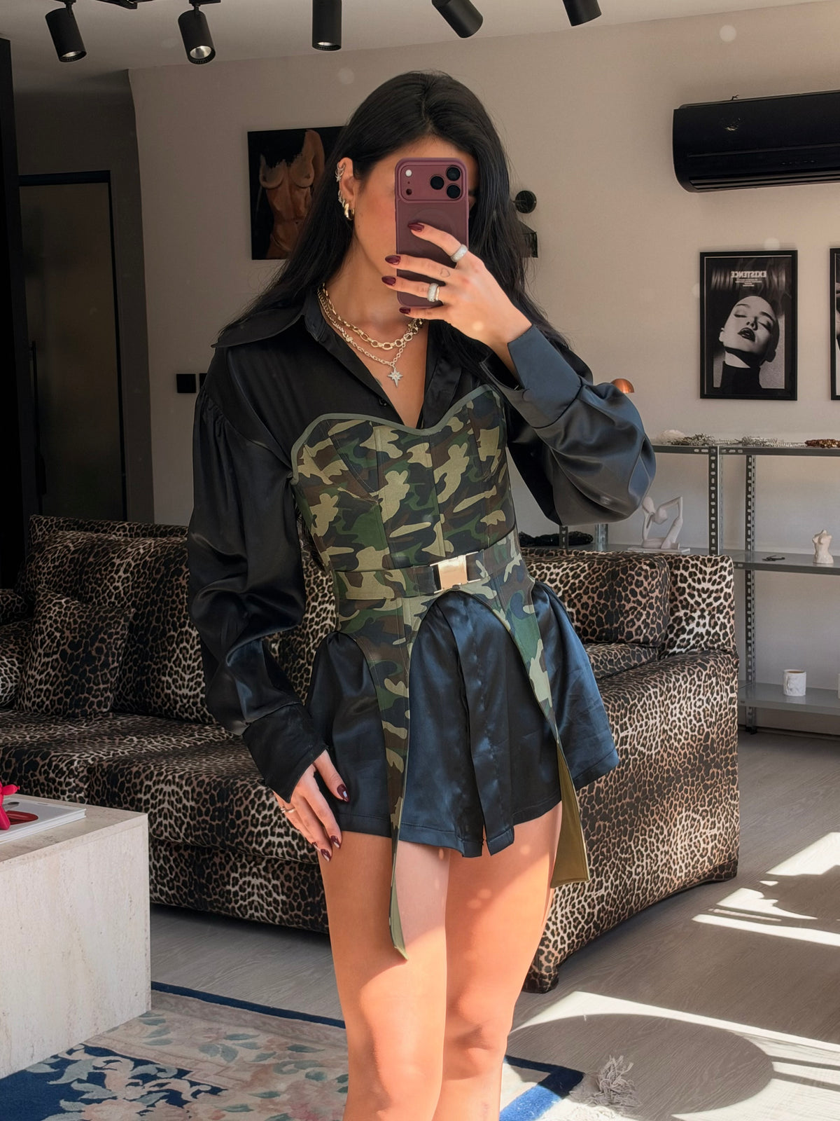 Femme Fatale Camouflage Corset