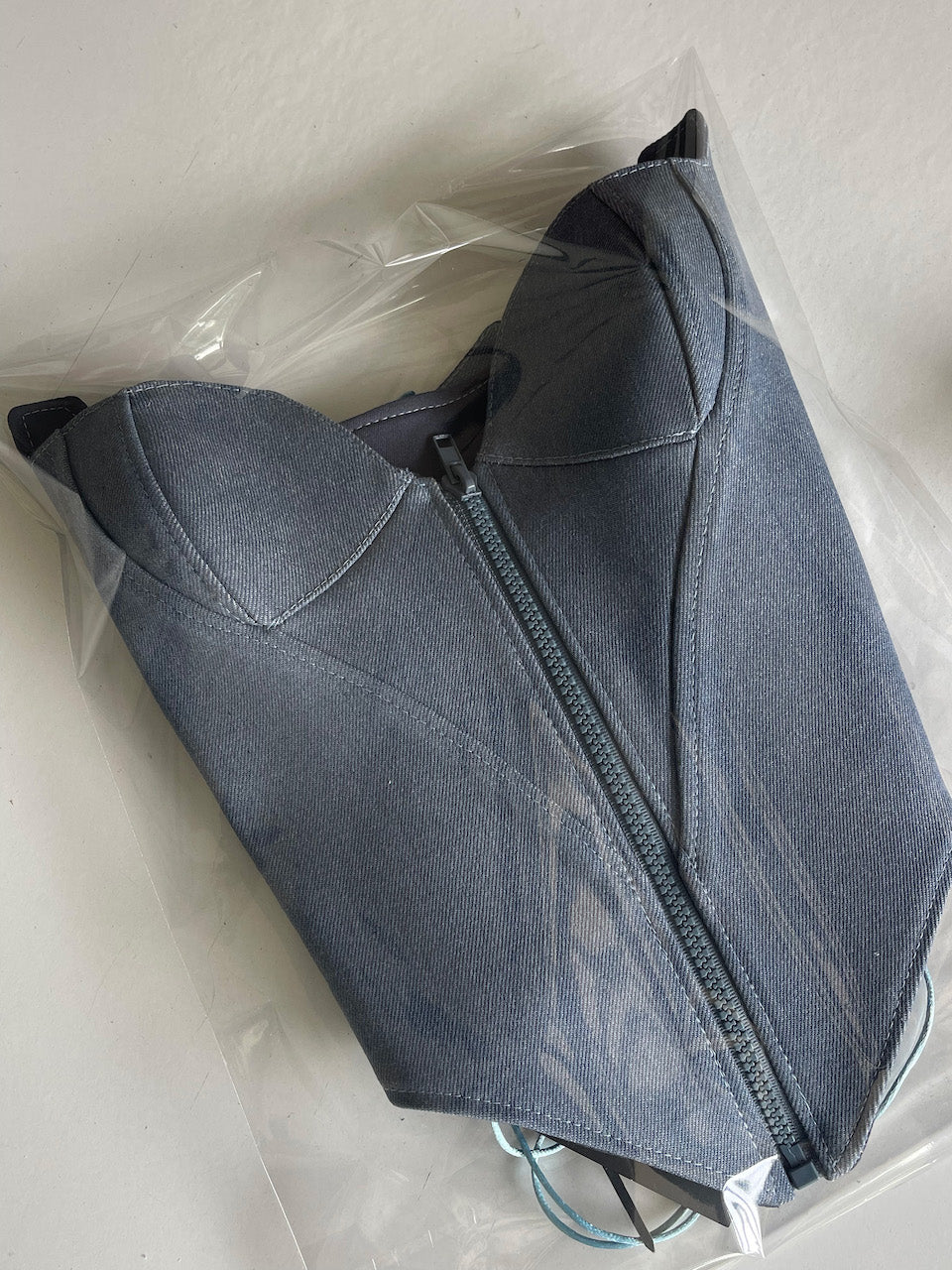 Desert Rose Denim Corset - Serpil's Choice
