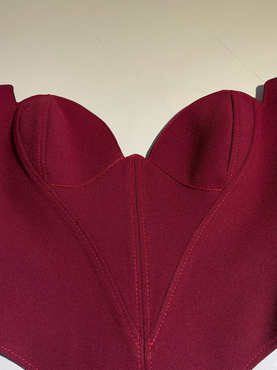Desert Rose Burgundy Corset - Süheyla's Choice