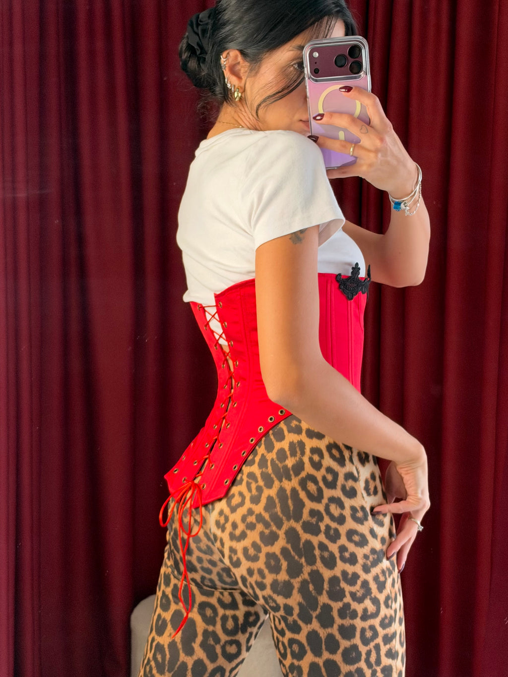 The Immortal Red-Lace Corset