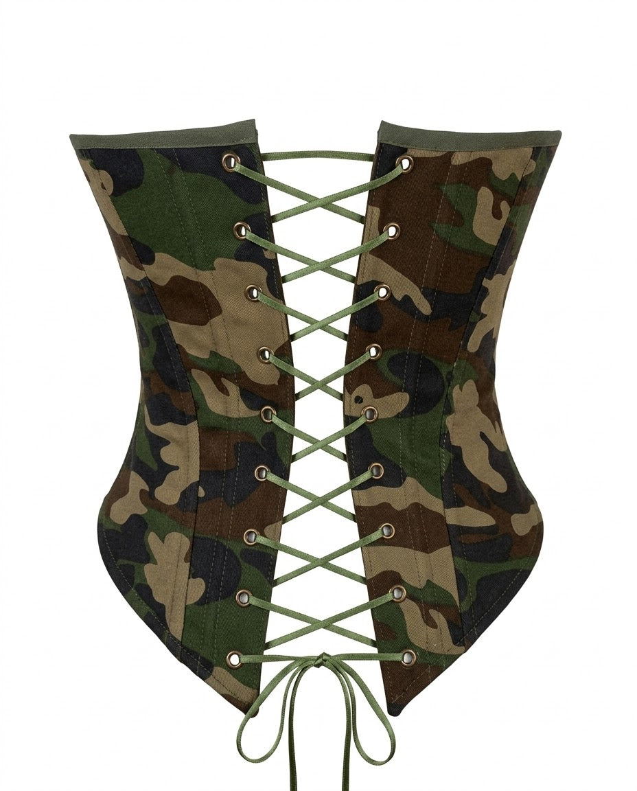 Femme Fatale Camouflage Corset