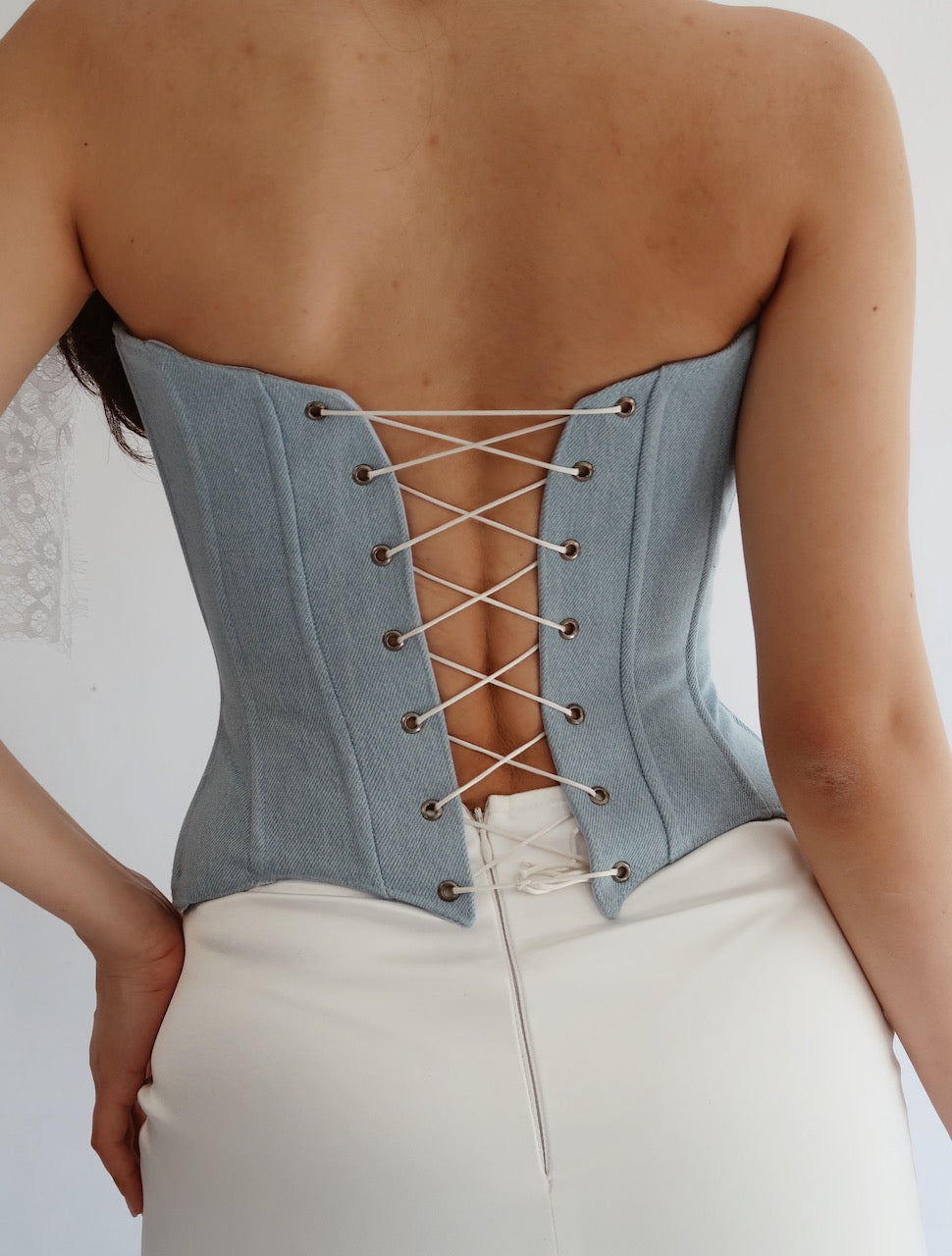 Coquette Blue Jean Corset