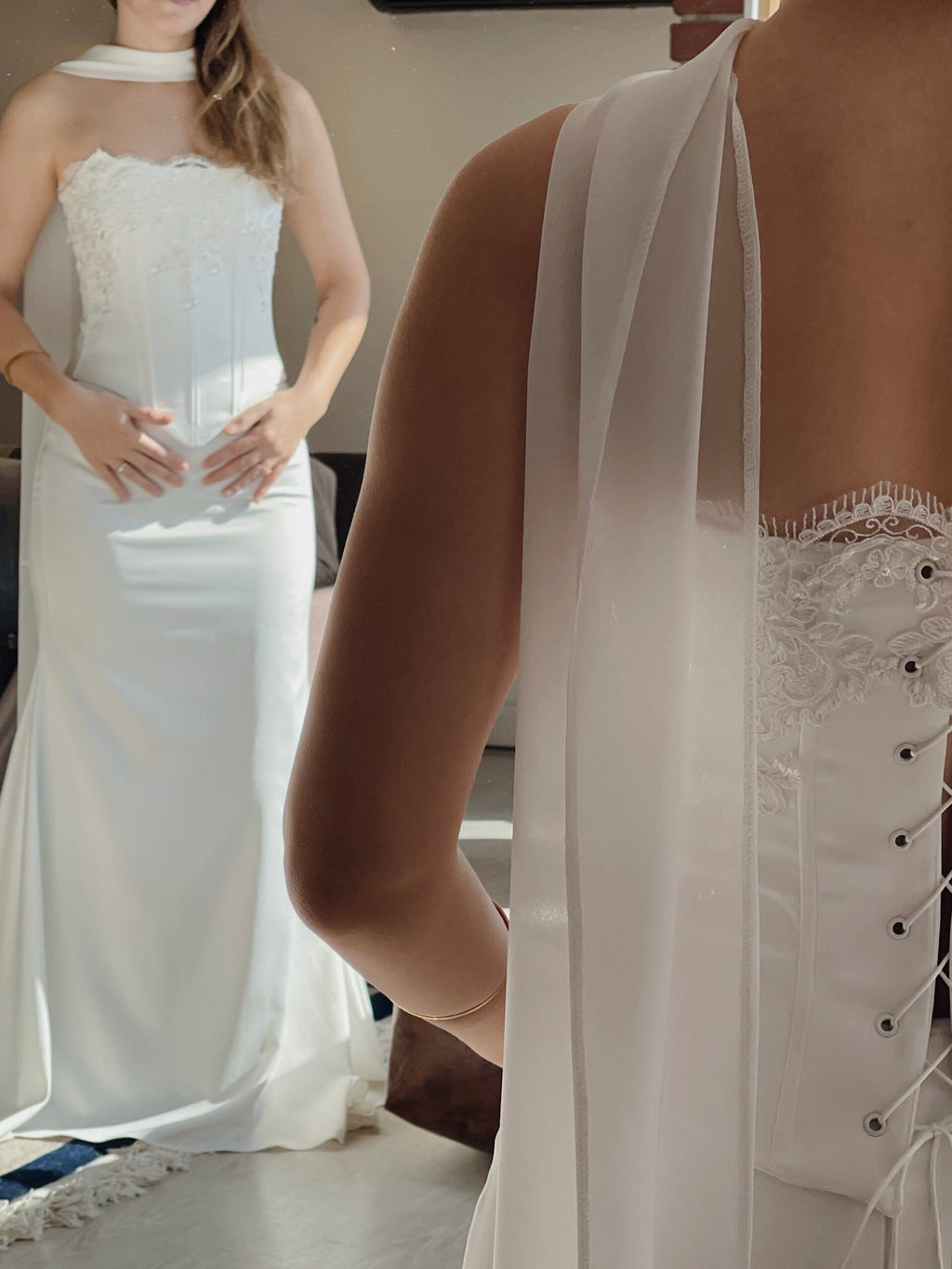 Lady Mary İşlemeli Korse ve Etek Set