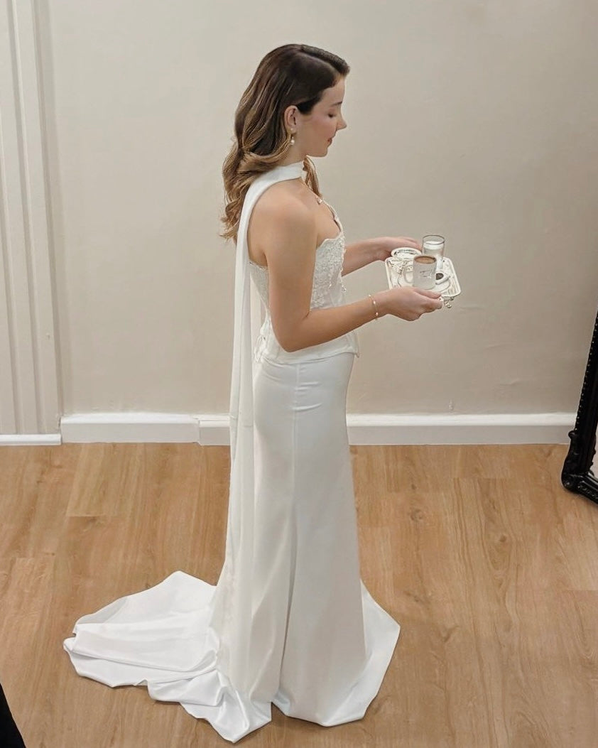 Lady Mary İşlemeli Korse ve Etek Set