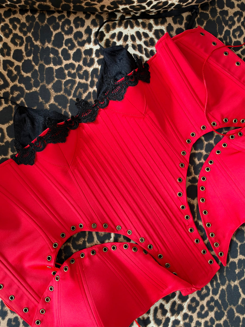 The Immortal Red-Lace Corset