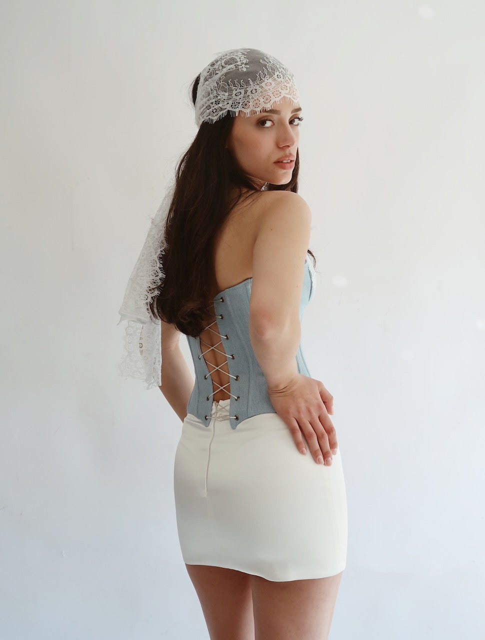 Coquette Blue Jean Corset