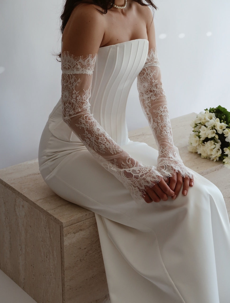 Pure Aura Corset and Maxi Skirt Set