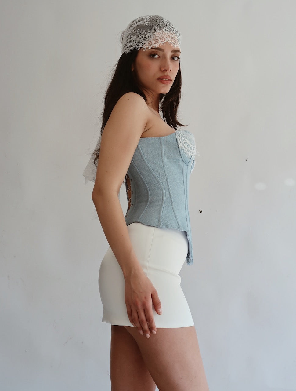 Coquette Blue Jean Corset