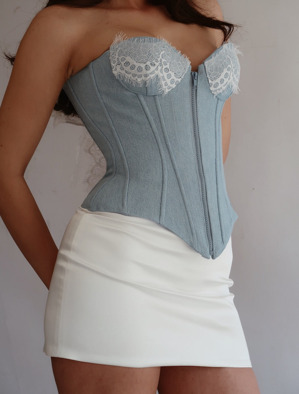 Coquette Blue Jean Corset