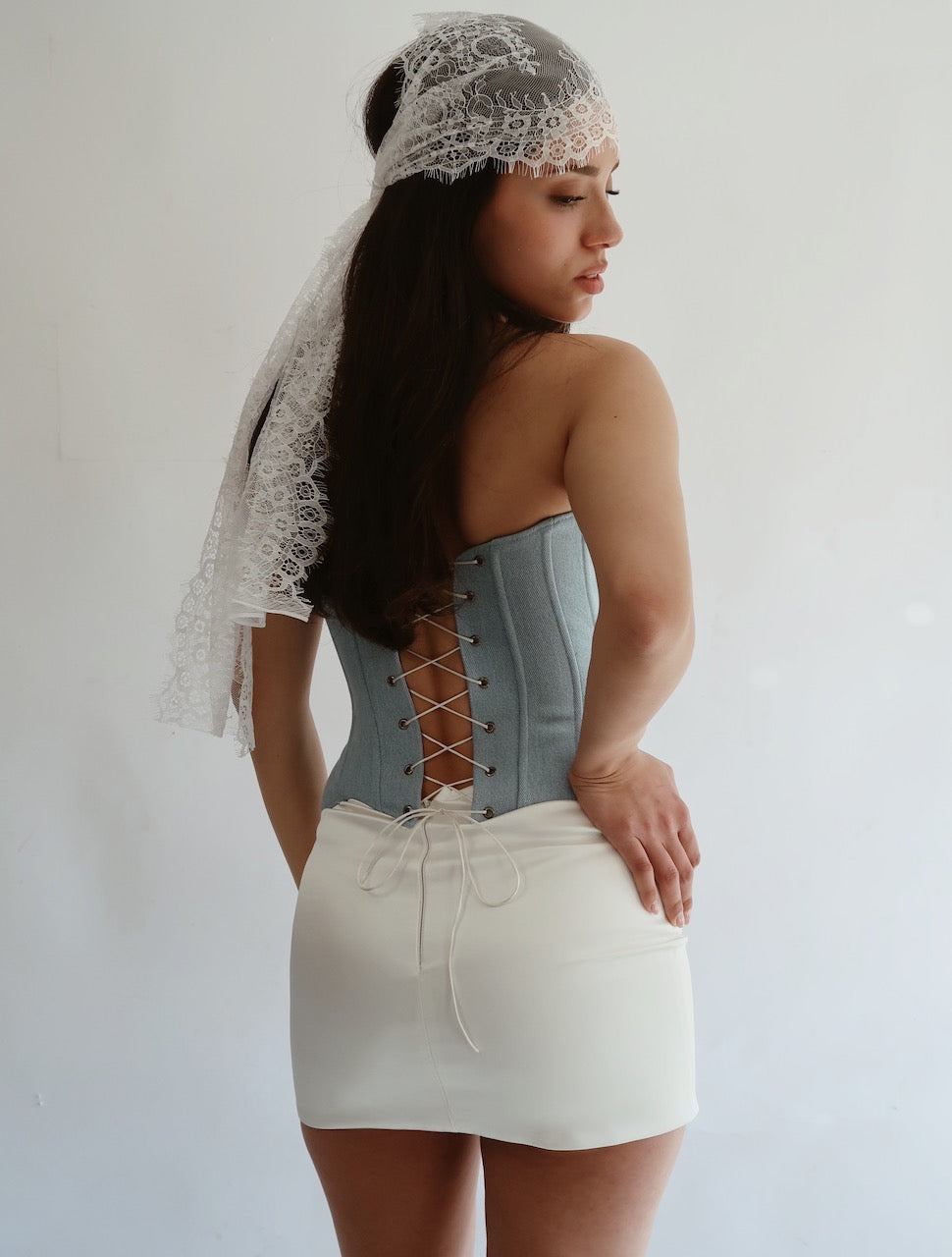 Coquette Blue Jean Corset