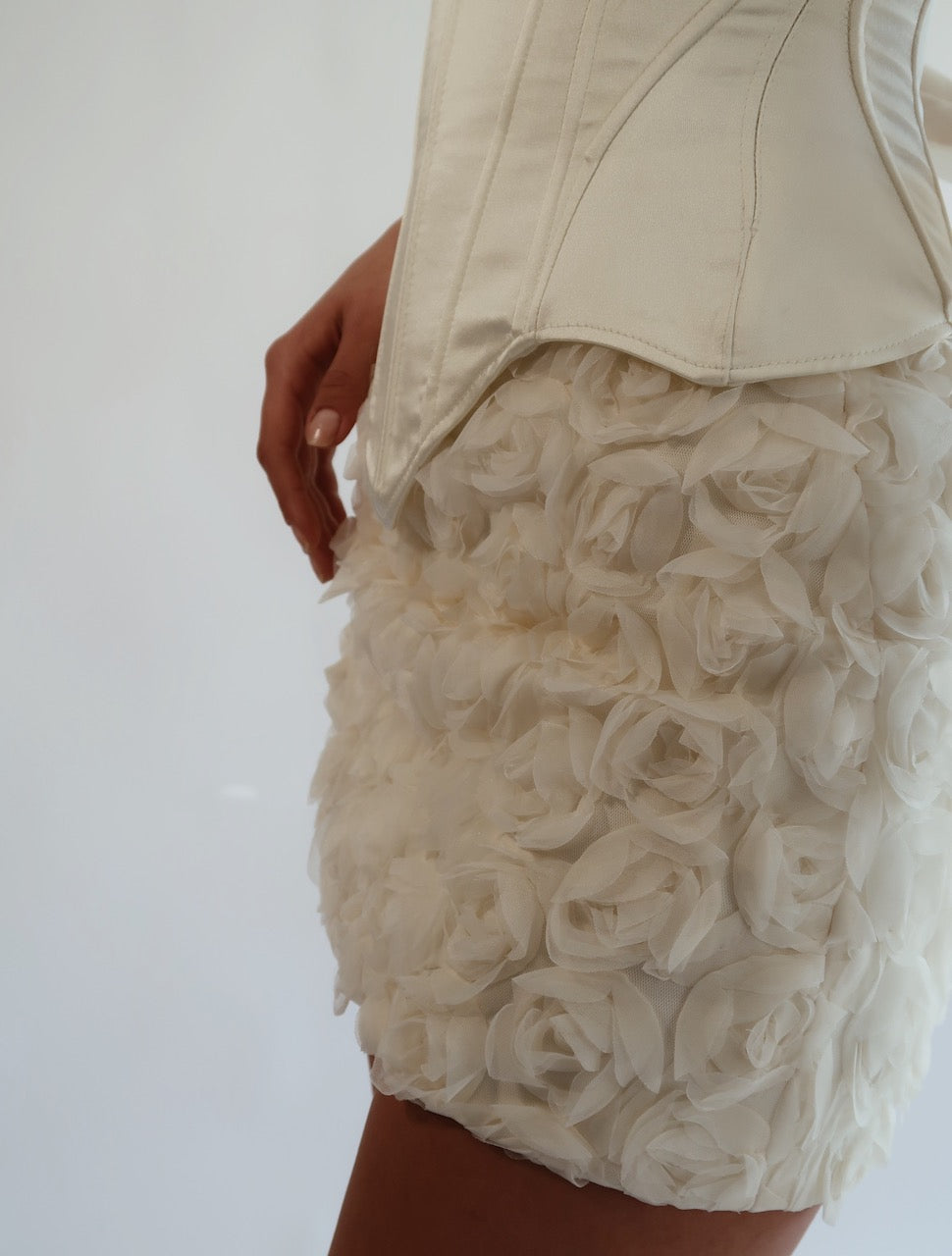 Blossom Ivory Corset & Skirt After Party Set