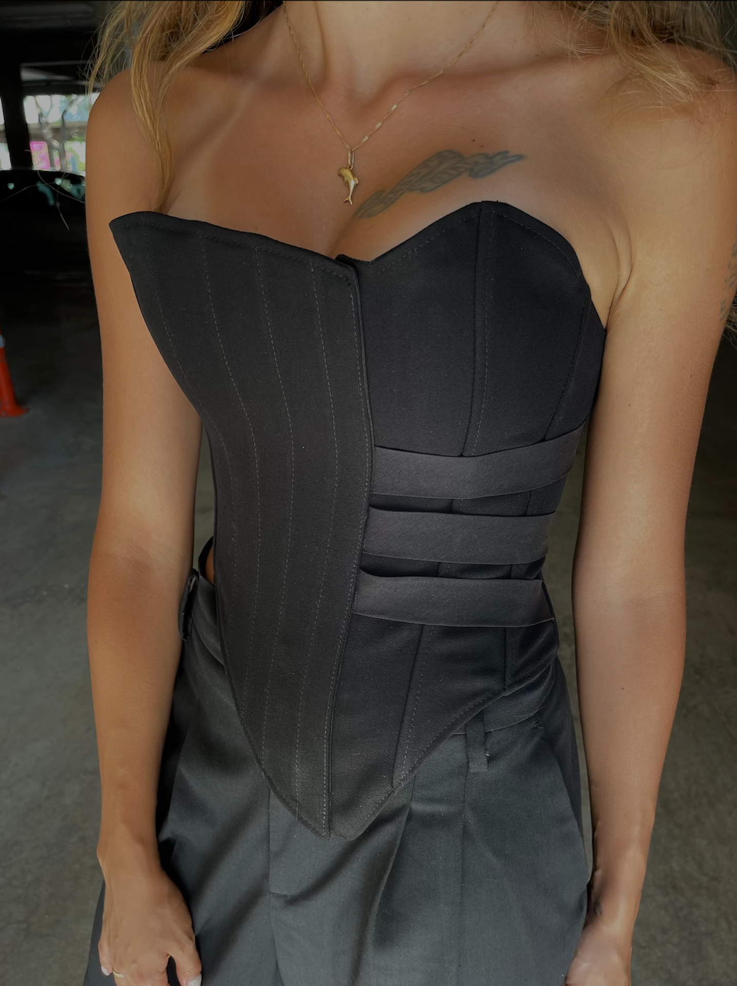 Sponte Black Corset