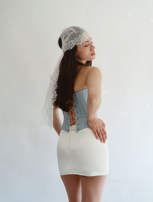 Coquette Blue Jean Corset