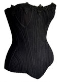 Obsidian Black Lace Corset