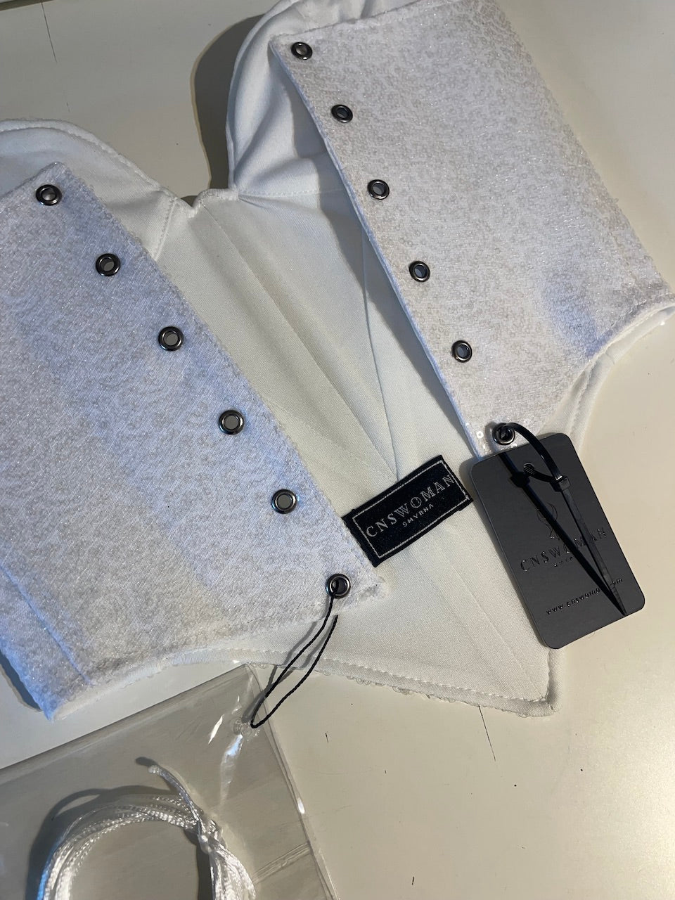 Desert Rose White Corset