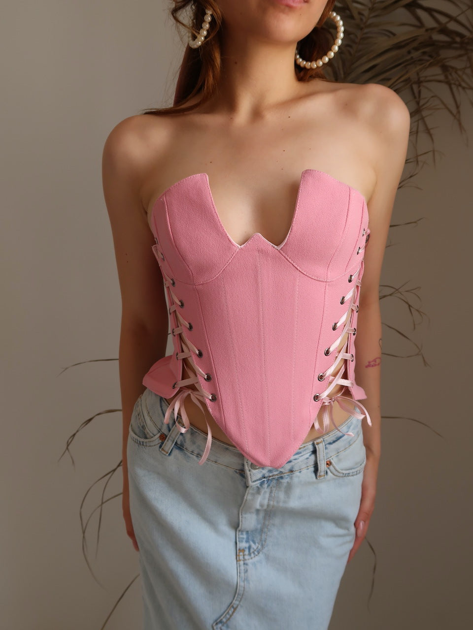 Rosalinda Pink Corset