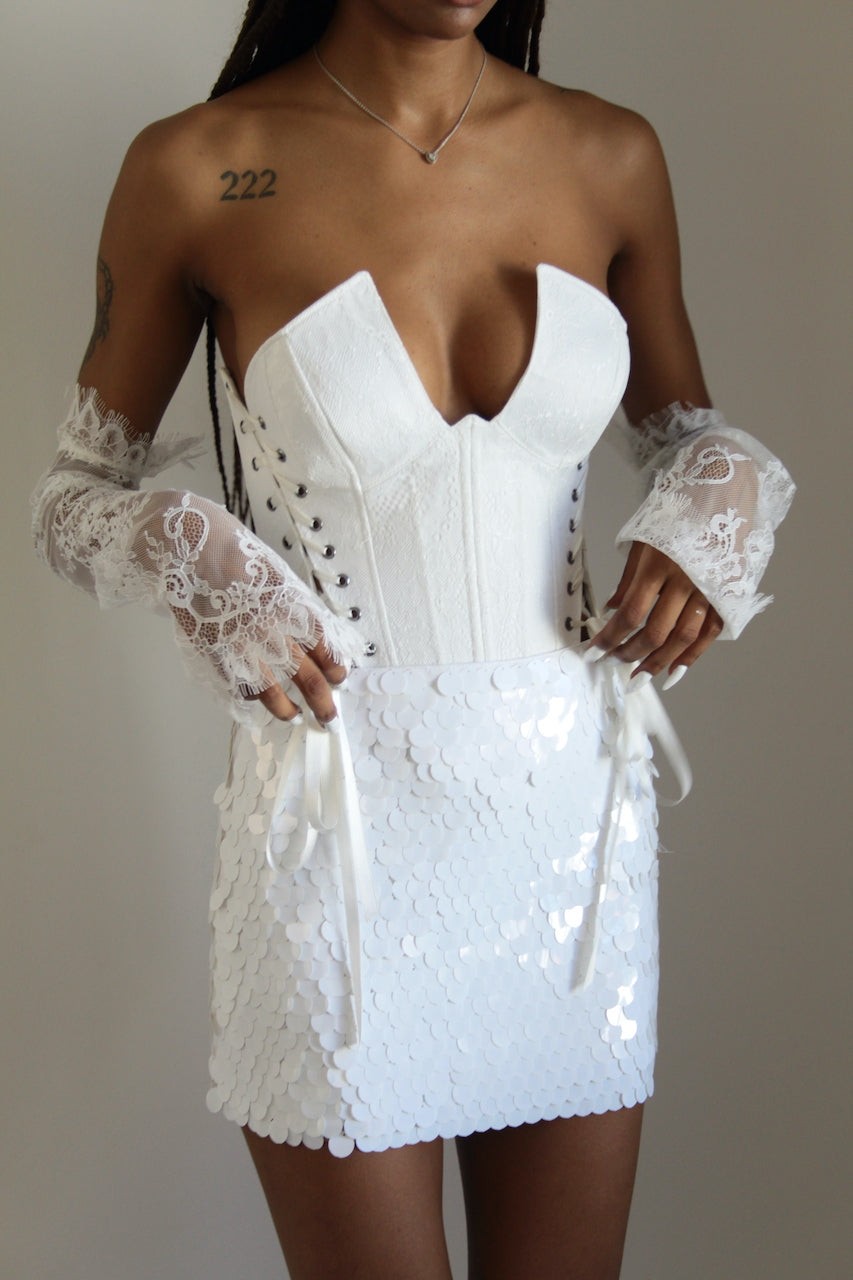 İbiza White Skirt