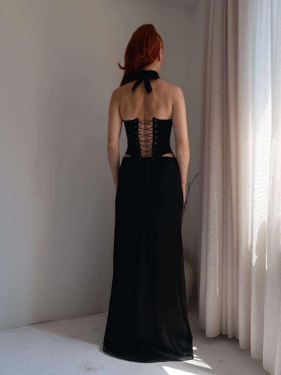 Heartbreaker Sunset Black Corset
