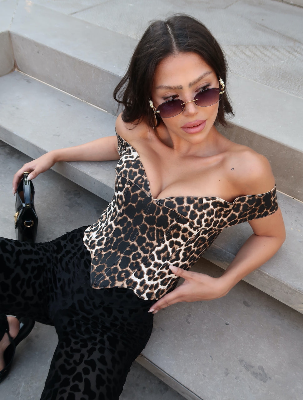Fox Leopard Corset - Dilan's Choice