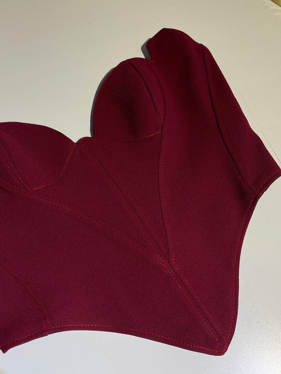 Desert Rose Burgundy Corset - Süheyla's Choice