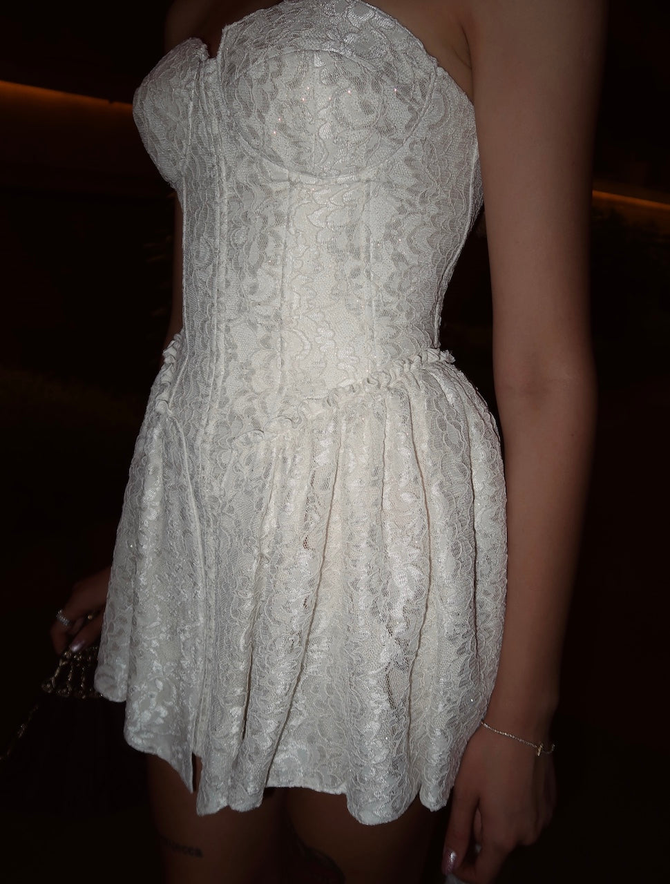 Limited Edition Fleur Blanche Corset Dress