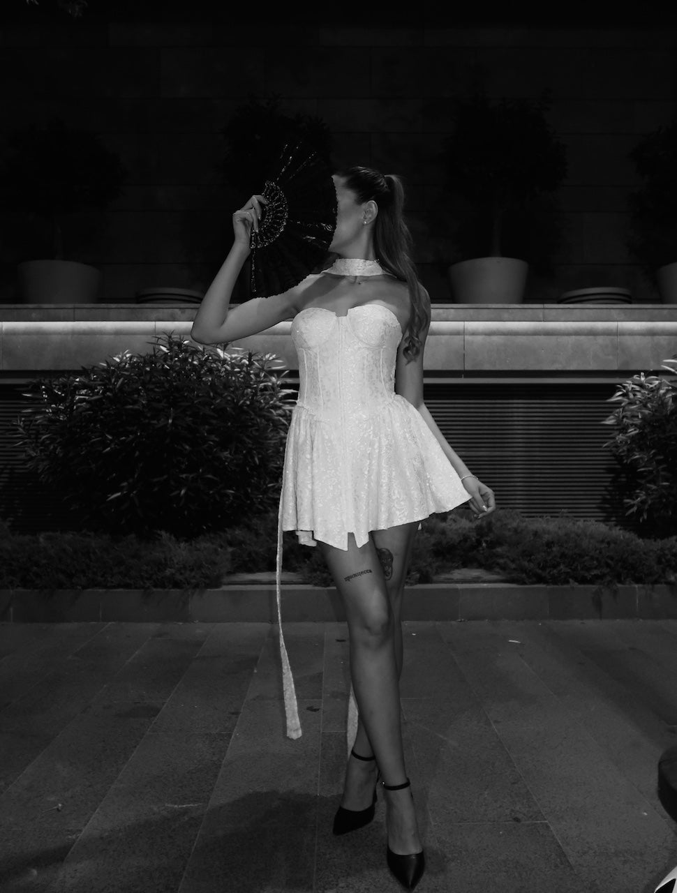 Limited Edition Fleur Blanche Corset Dress