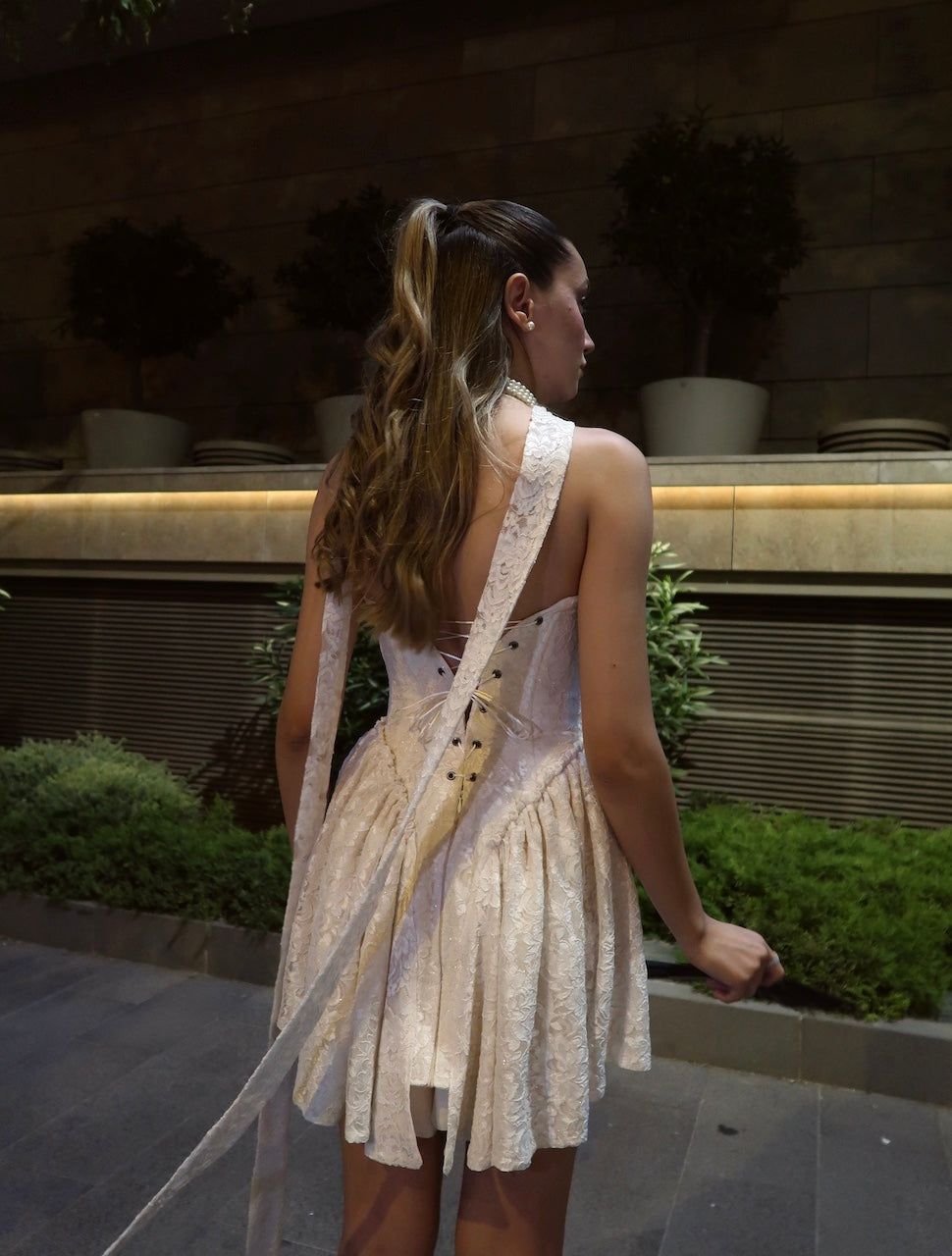 Limited Edition Fleur Blanche Corset Dress