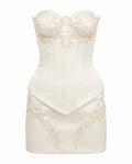 Numinous The Swan Song Collection - Güz  Rose Champagne Corset & Skirt Set