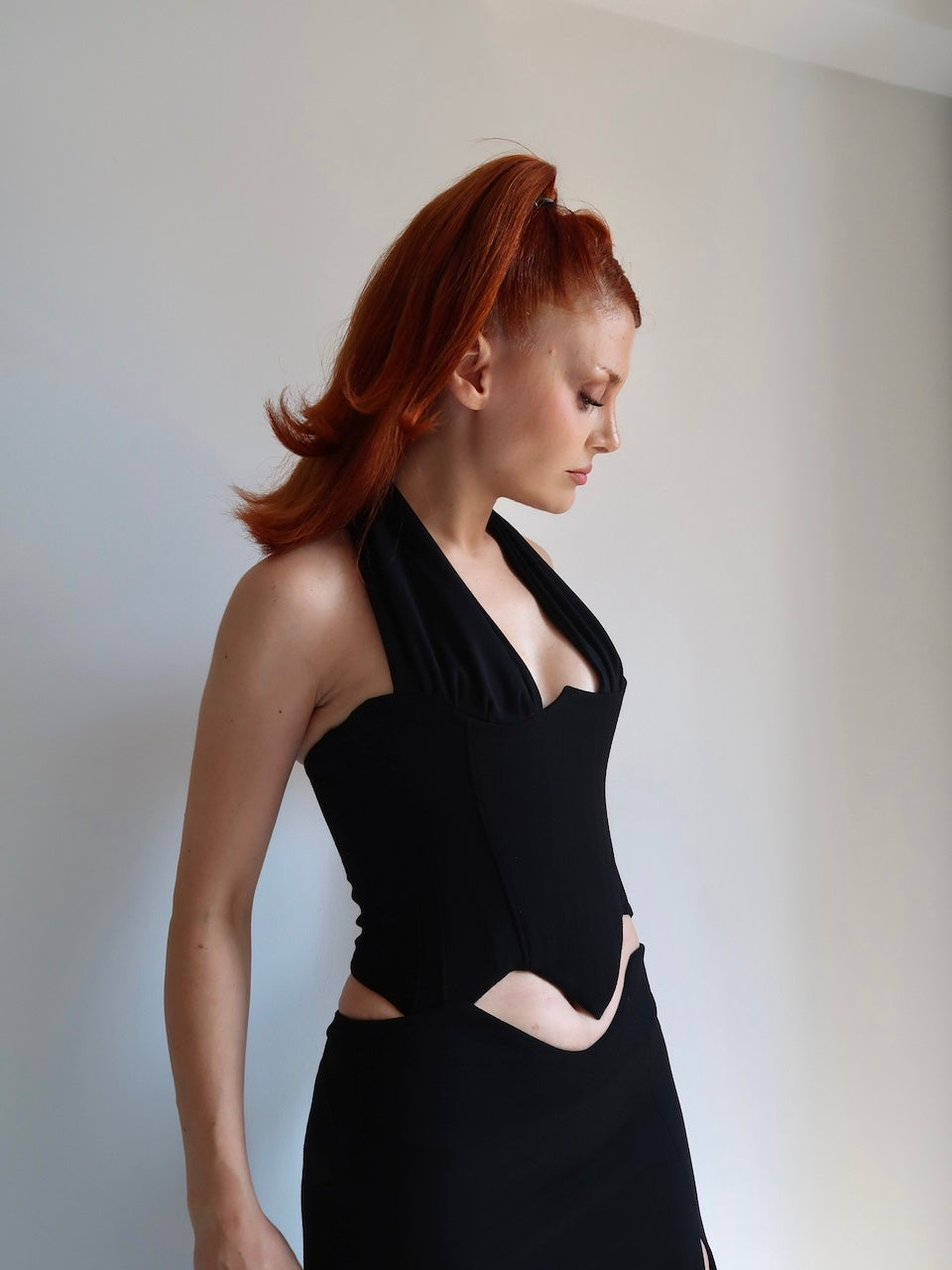 Heartbreaker Sunset Black Corset