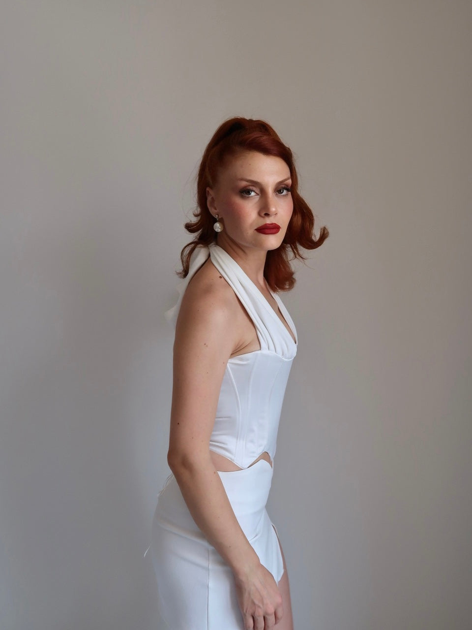 Heartbreaker Sunset Off-White Corset