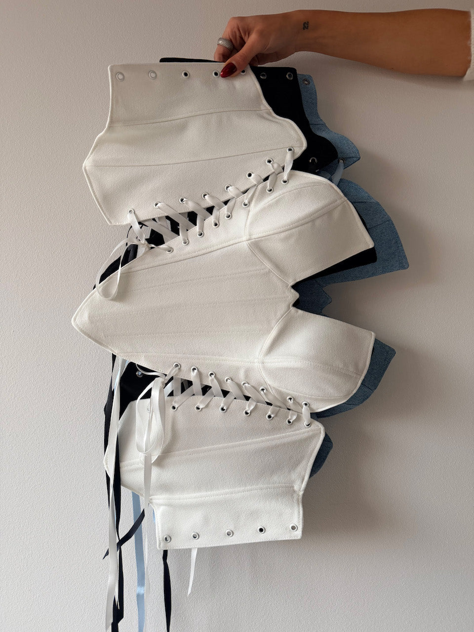 Rosalinda White Corset