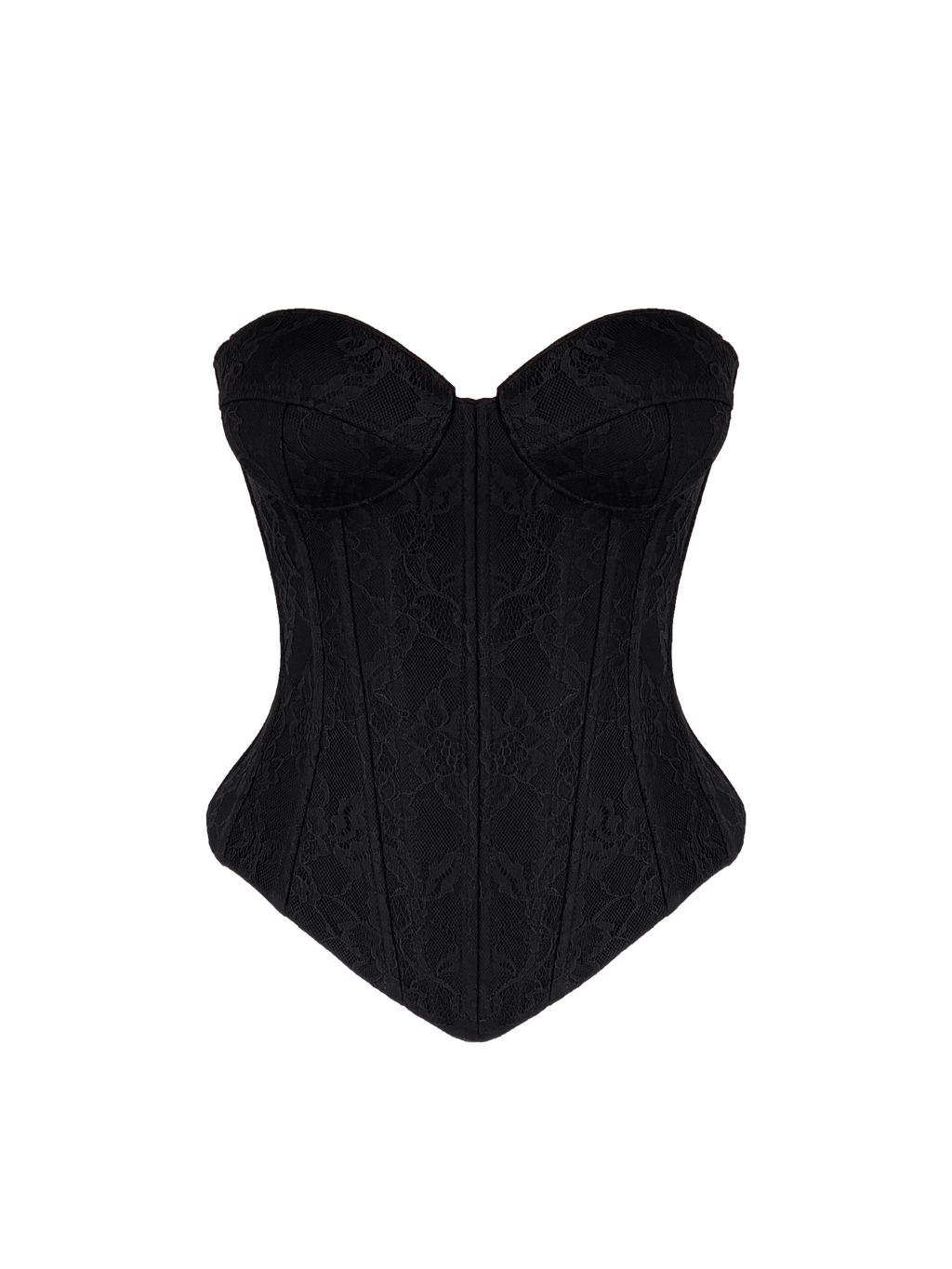 Kalila Black Lace Corset