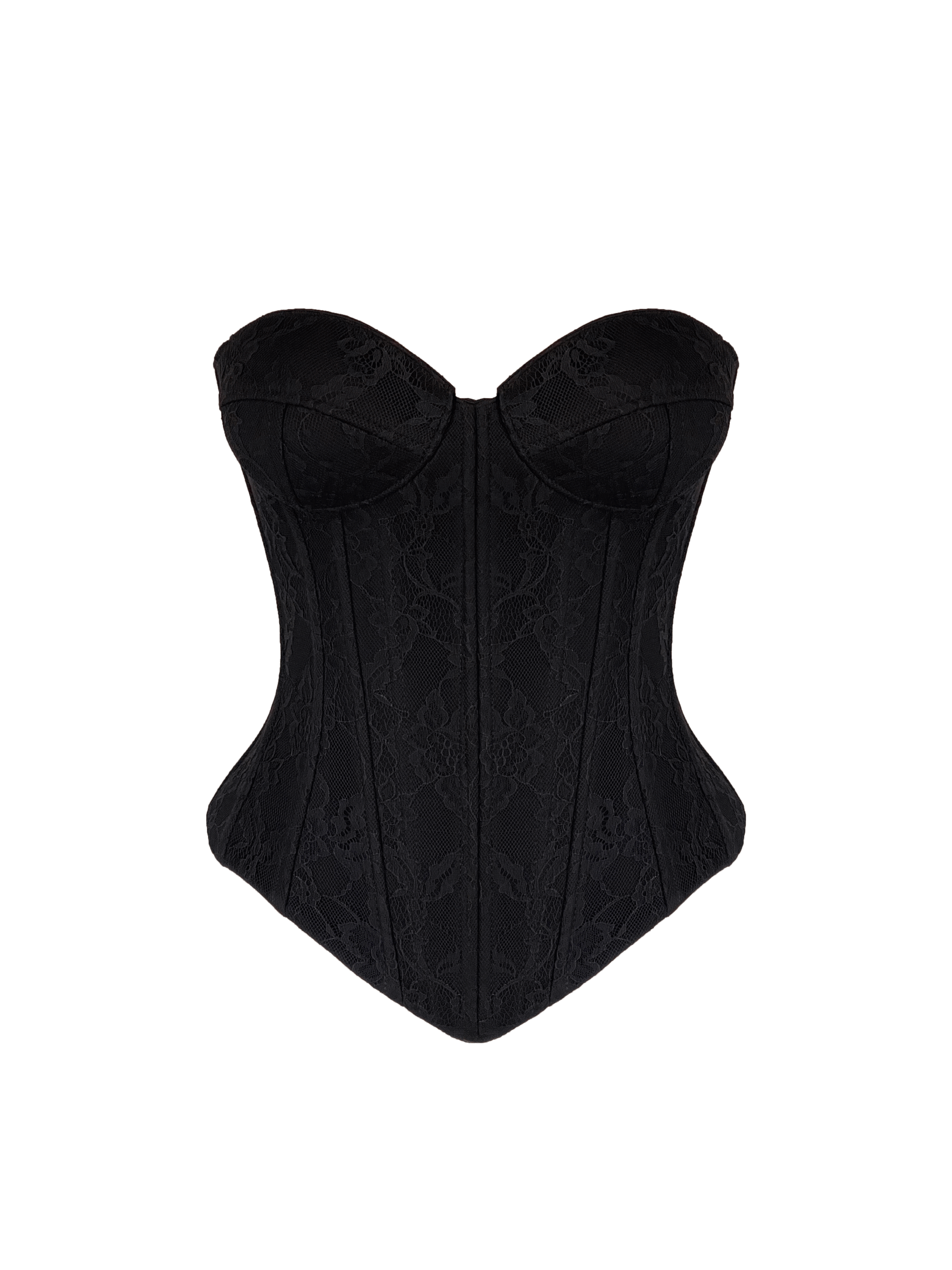 Kalila Black Lace Corset