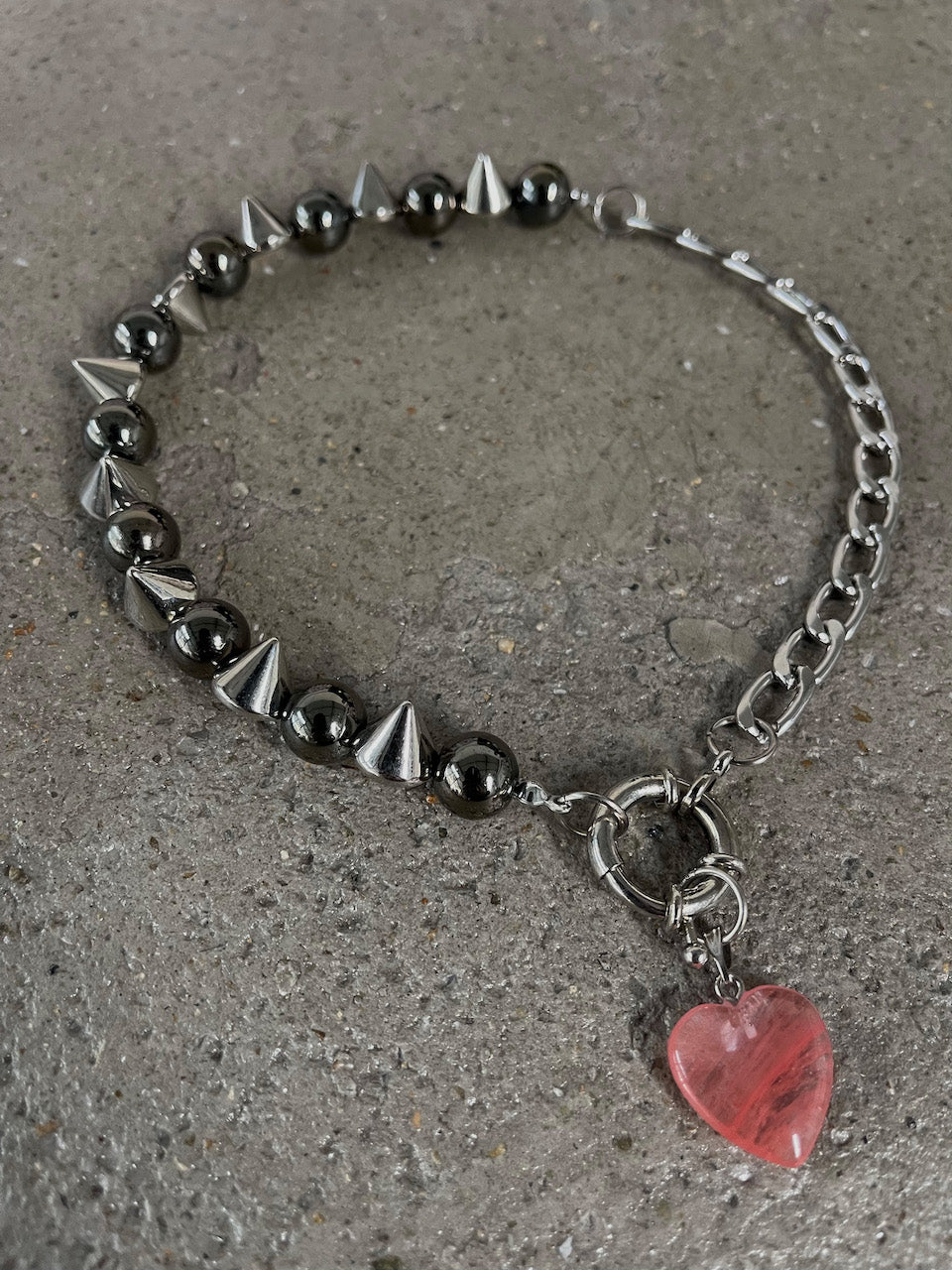 Necklace Crystal Red Heart - Blessed Collection