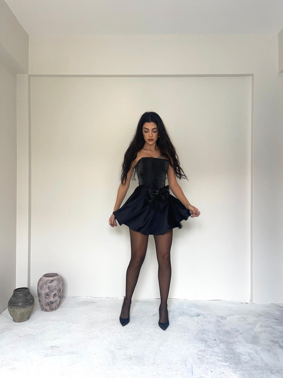 Dahlia Satin Skirt