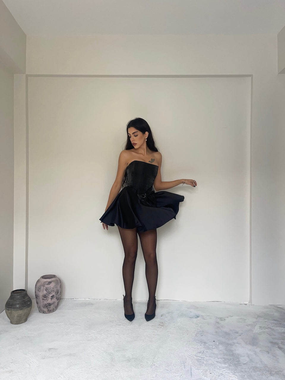 Dahlia Satin Skirt