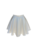 Dahlia White Satin Skirt