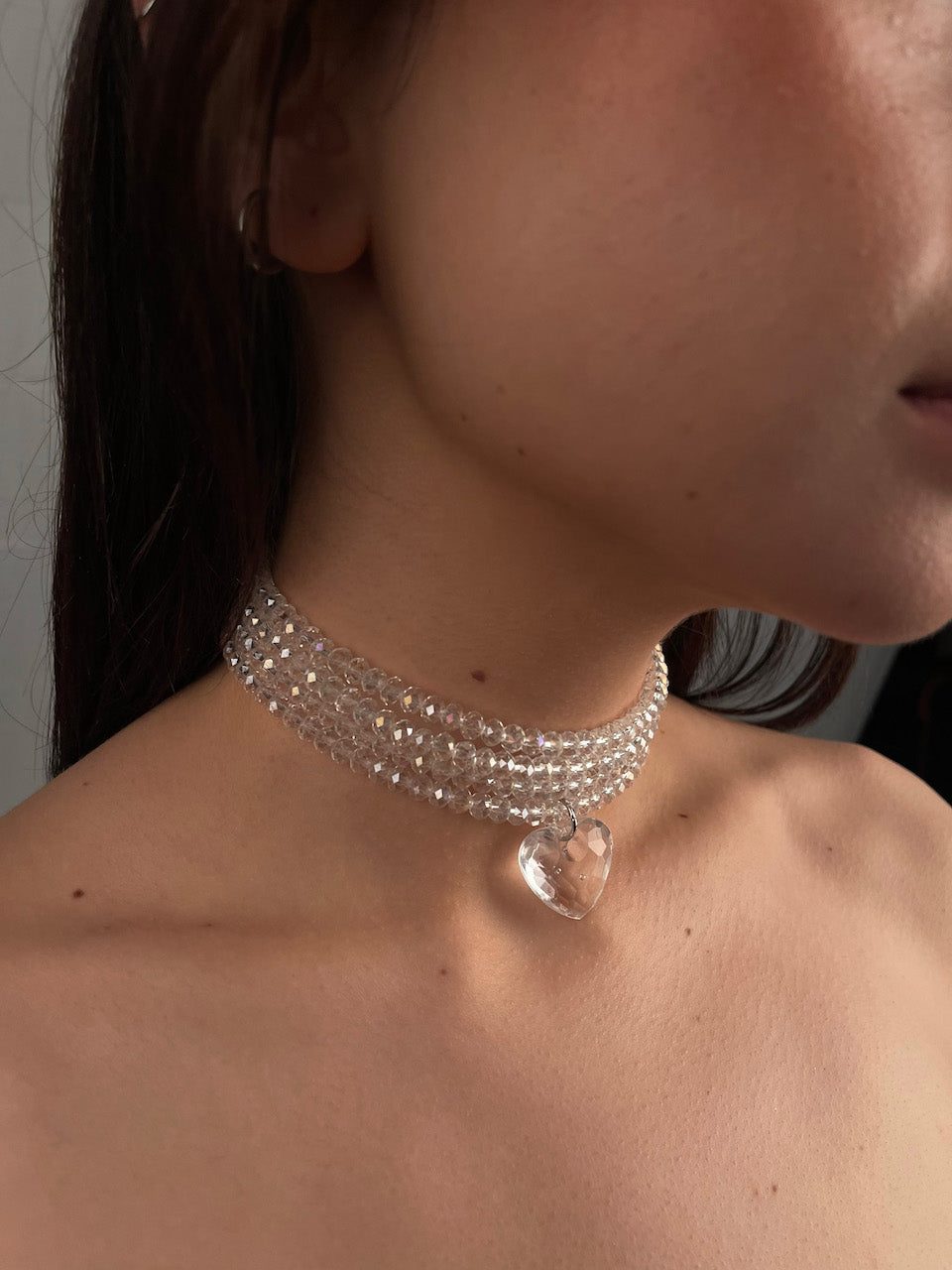 Necklace Crystal Heart - Blessed Collection