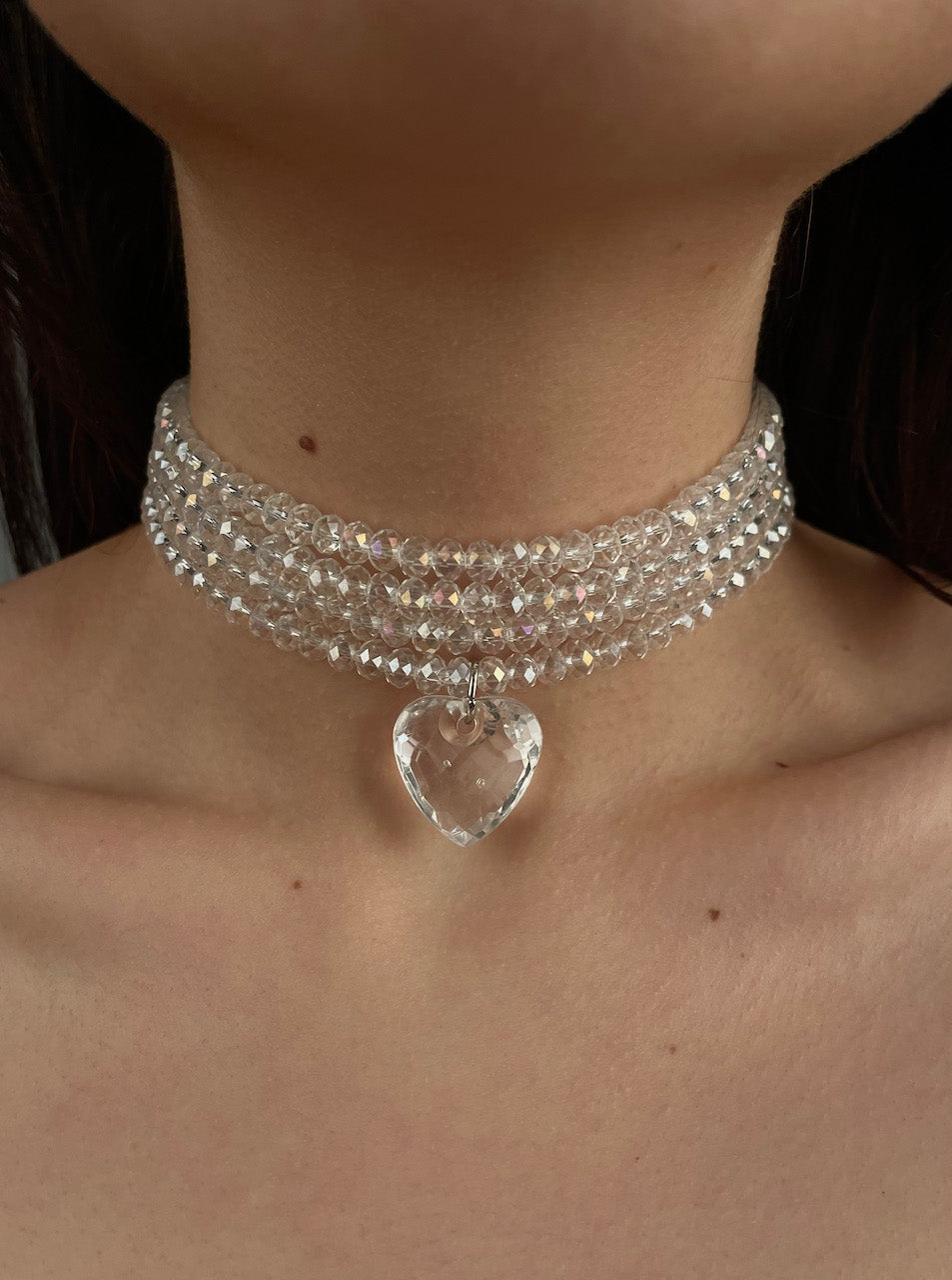 Necklace Crystal Heart - Blessed Collection