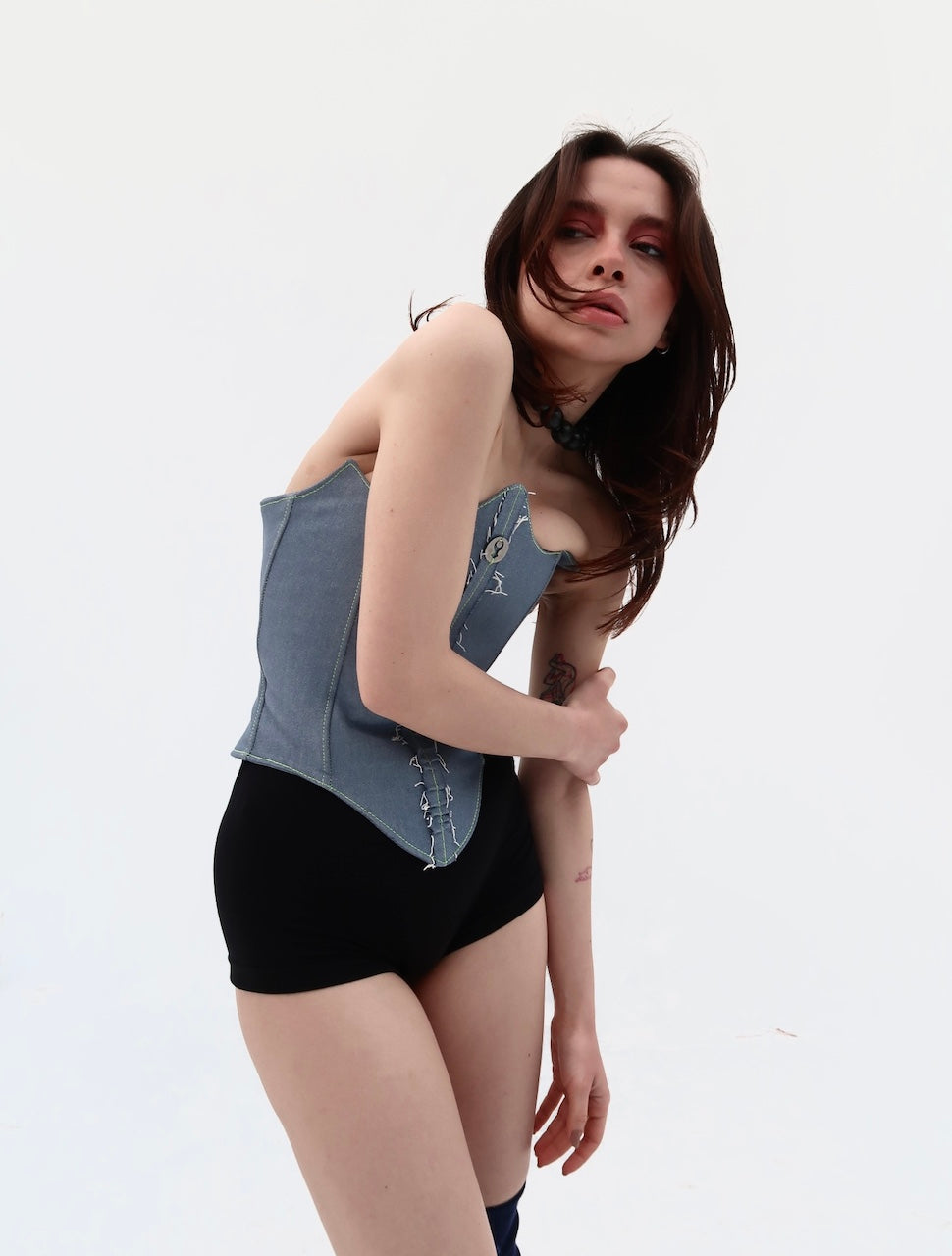 Armor Blue Jean Corset