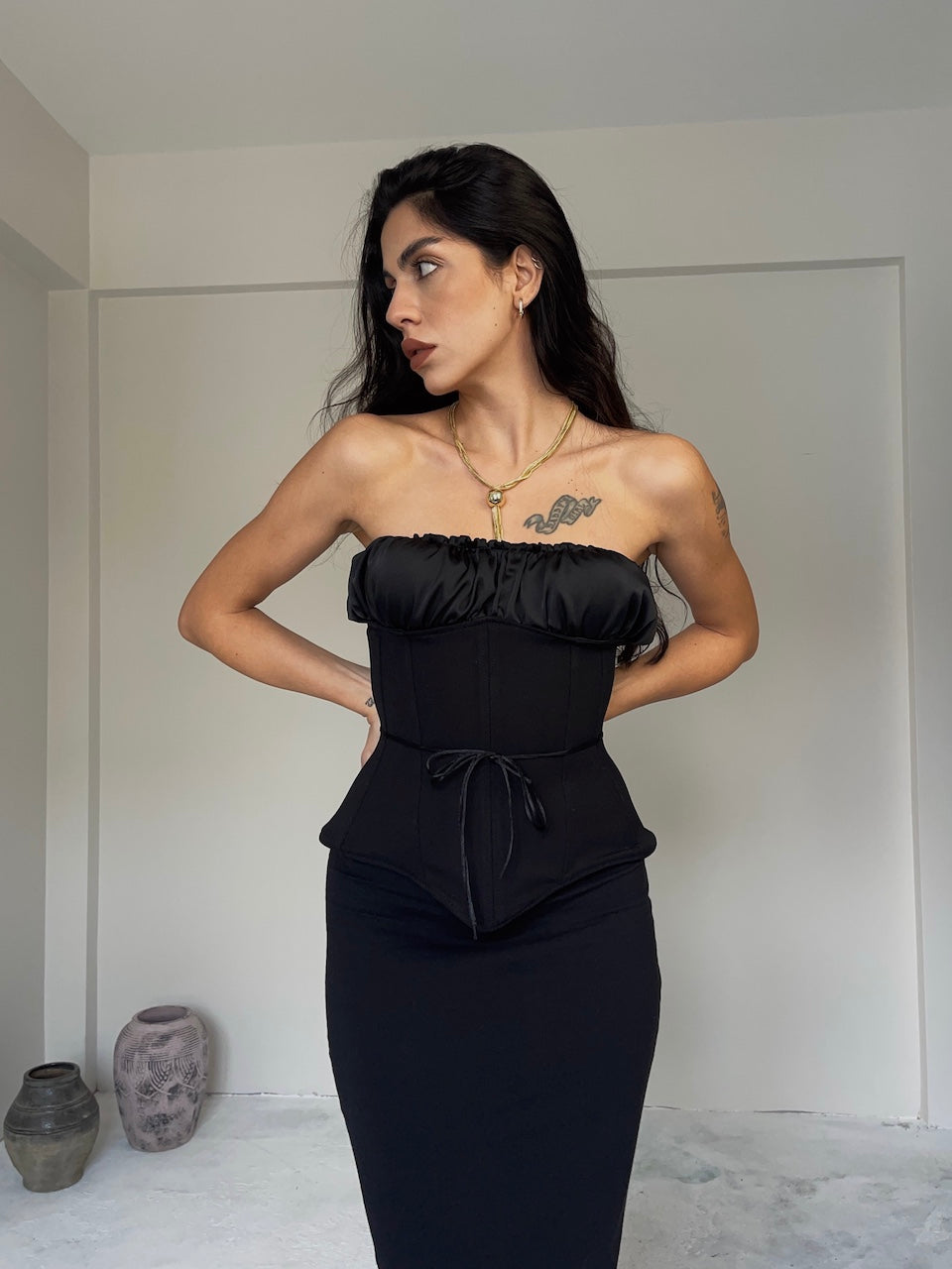 Elanor Black Corset