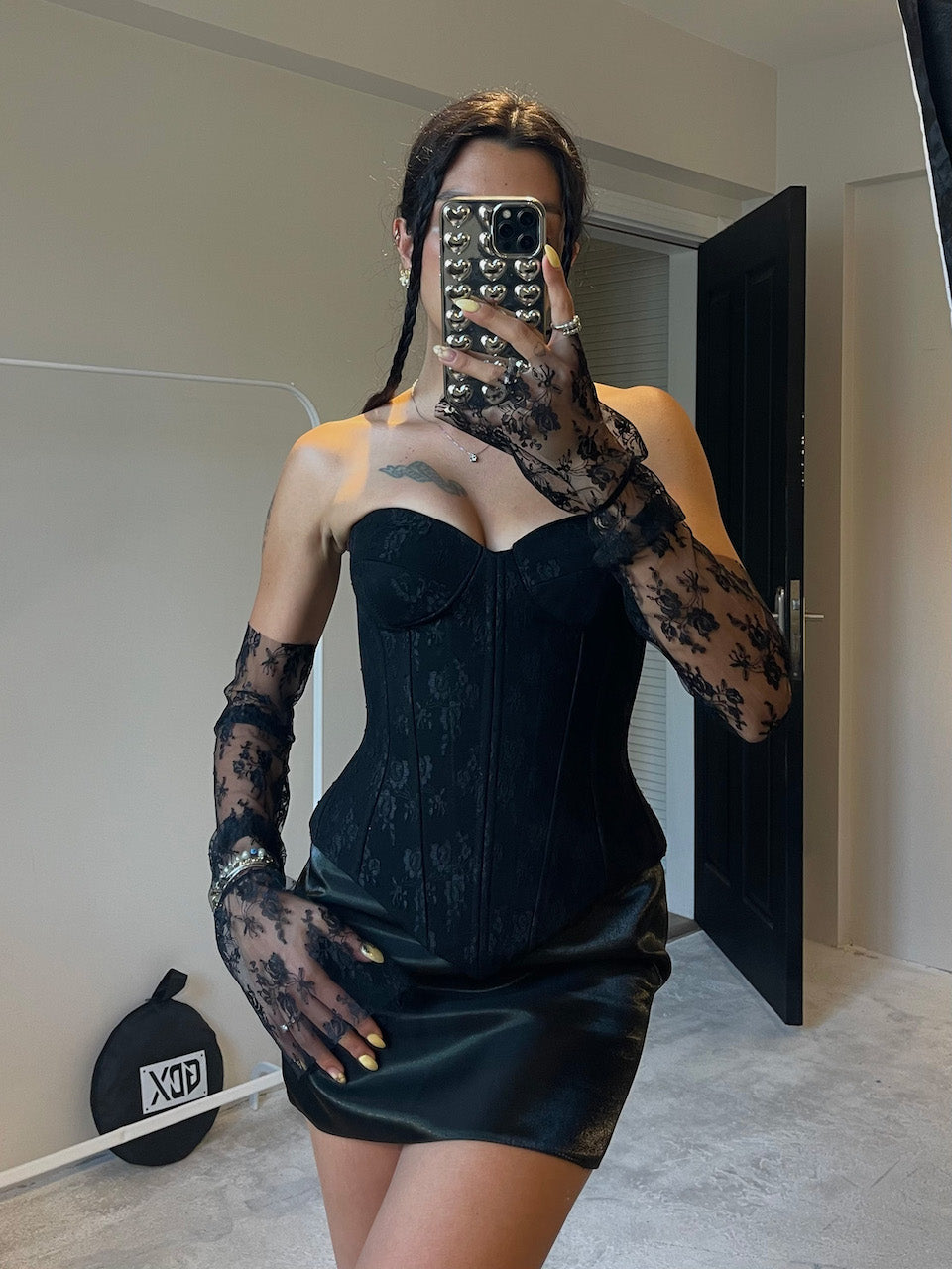Amy Lace Black Hand Cuffs
