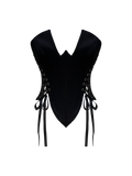 Rosalinda Black Corset Crop - Eda's Choice
