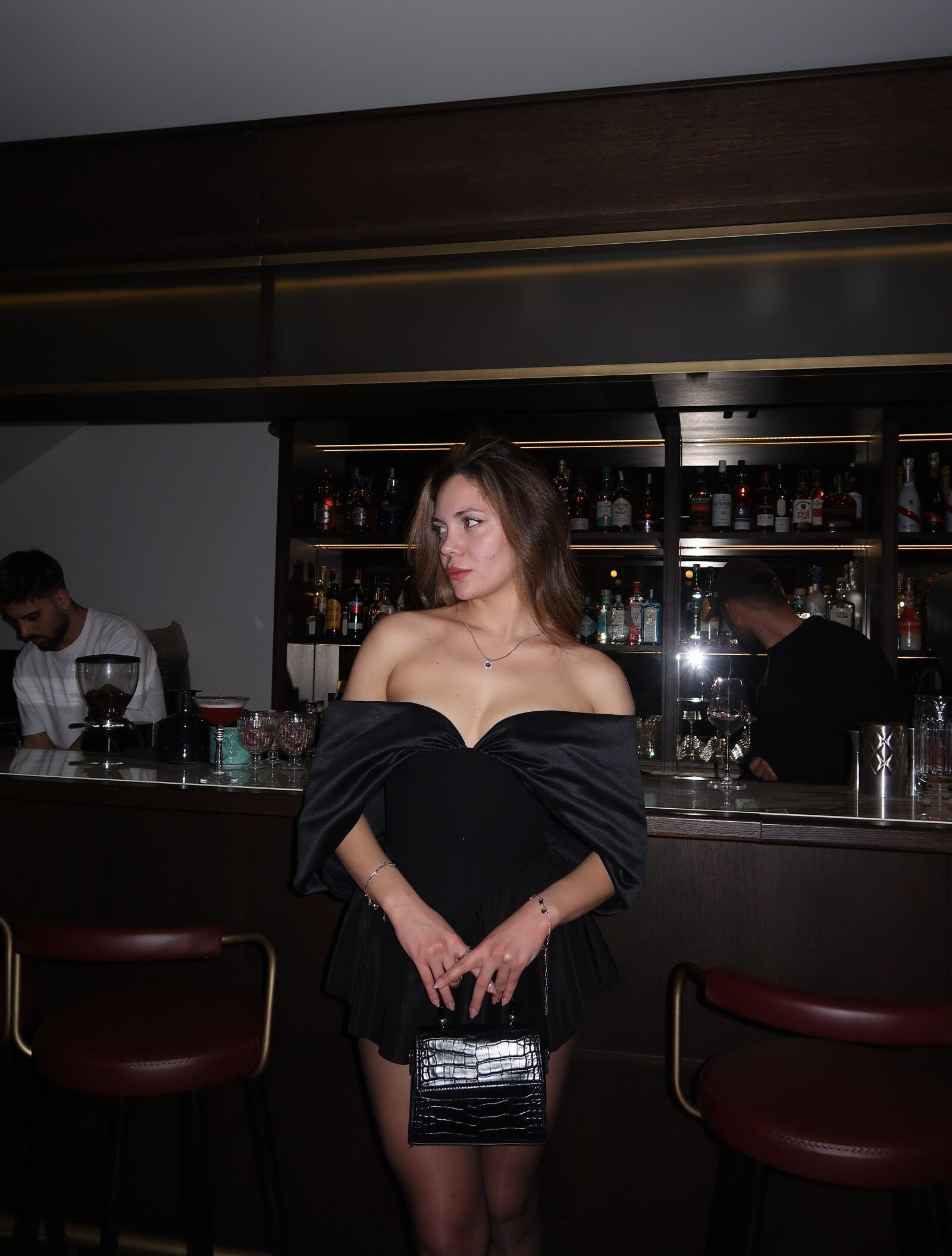Noir Etoilé Black Corset