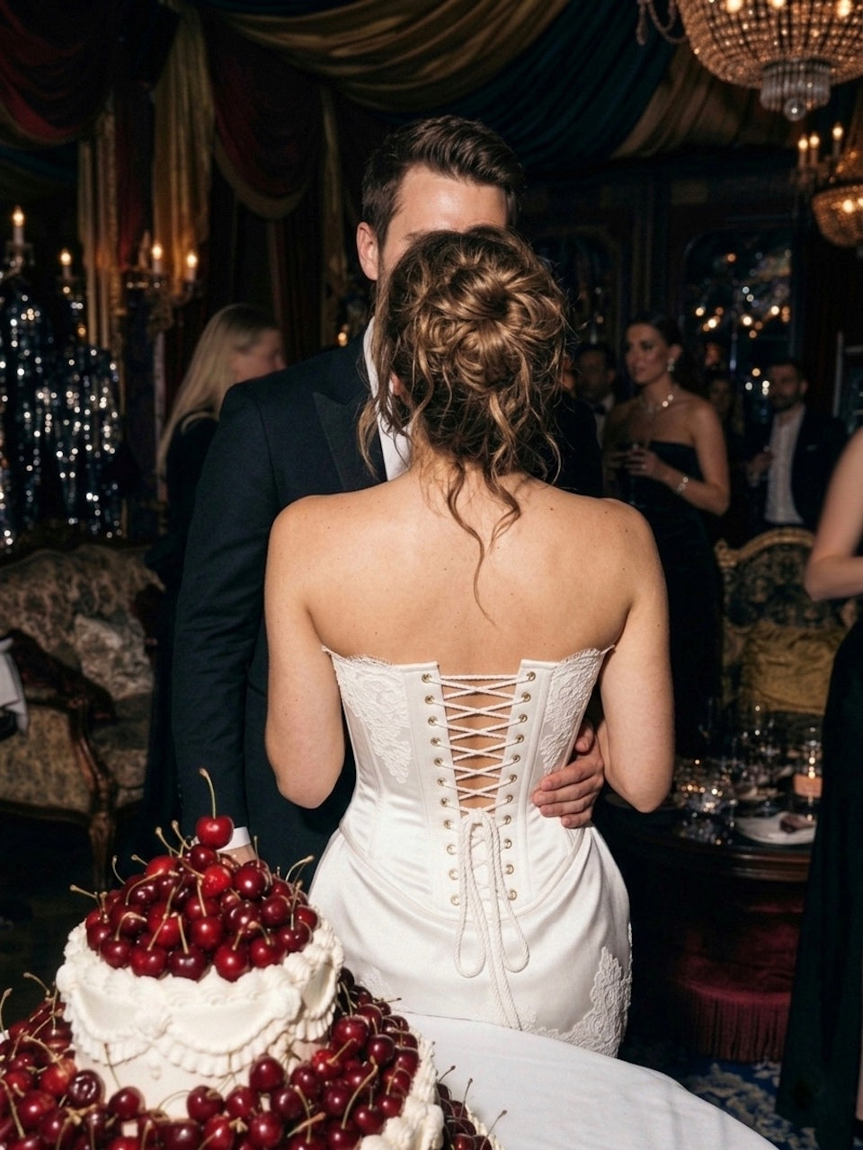 Camellia Corset and Skirt After Party Set