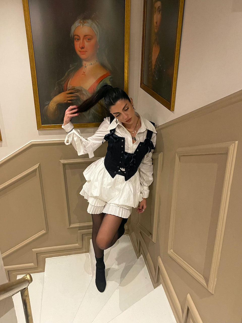 Tokyo Shirt Dress & Corset Set