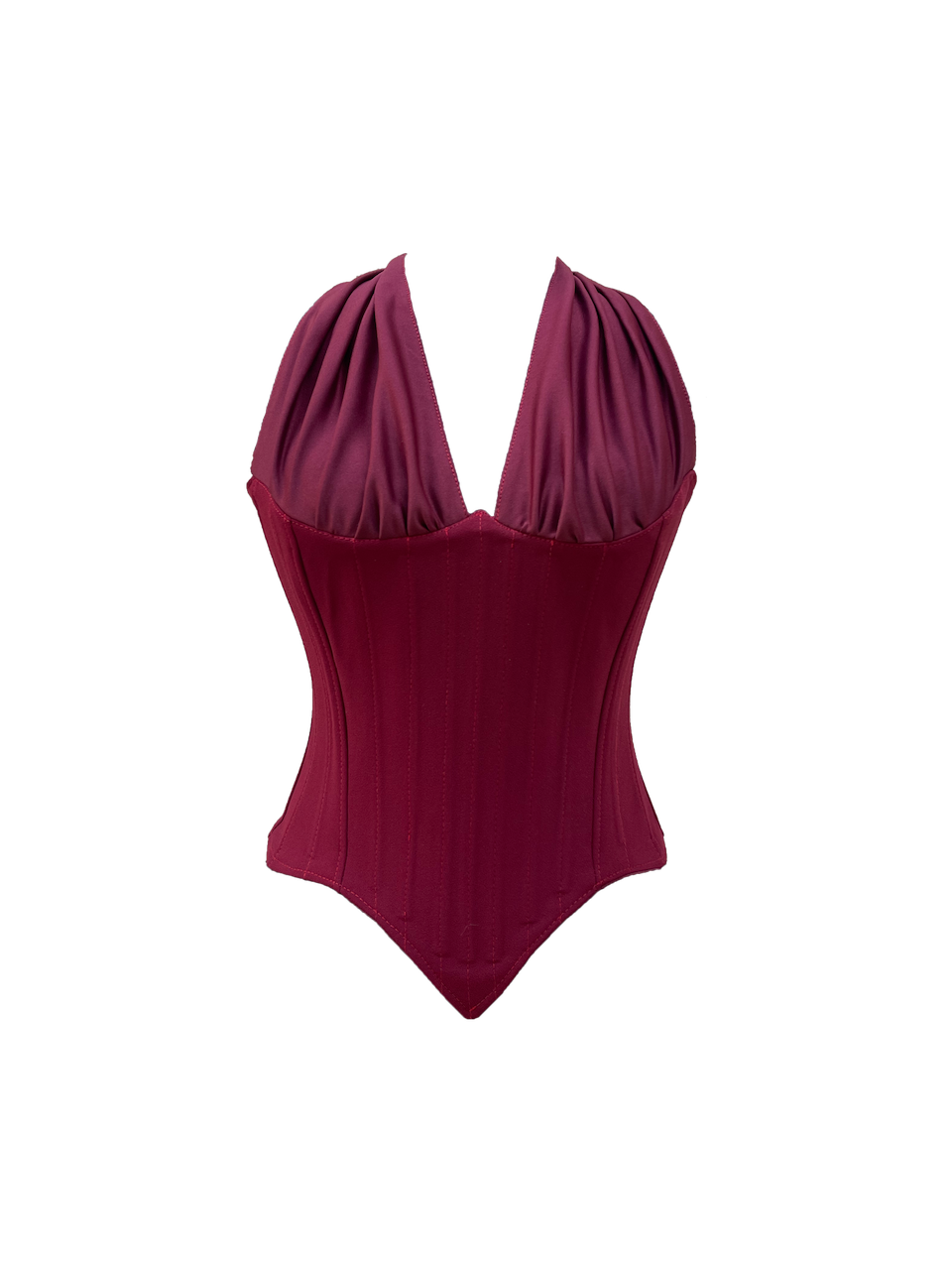 Heartbreaker Sunset Burgundy Corset