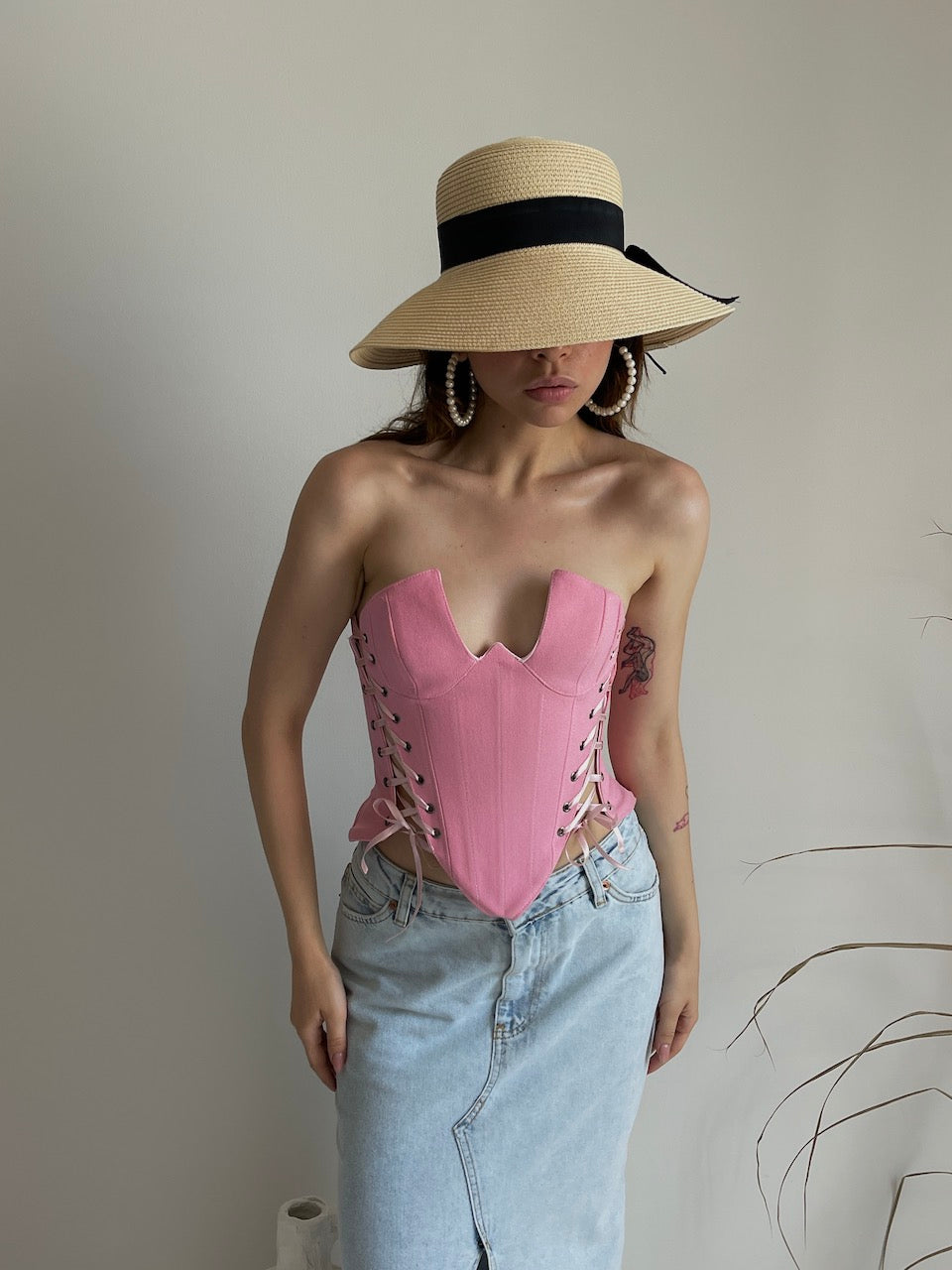 Rosalinda Pink Corset