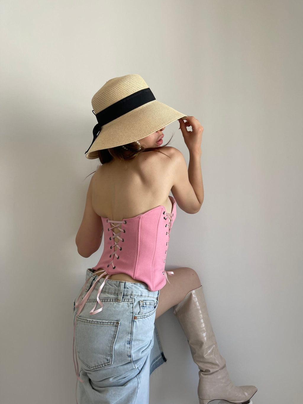 Rosalinda Pink Corset